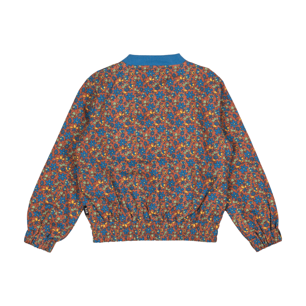 Rock Your Baby Brown Floral Bomber Jacket