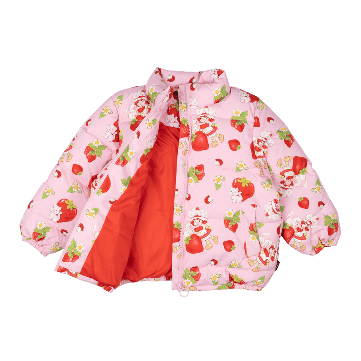 Rock Your Baby Padded Jacket With Lining - Strawberries Forever
