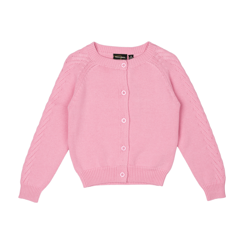 Rock Your Baby Pink Knit Cardigan