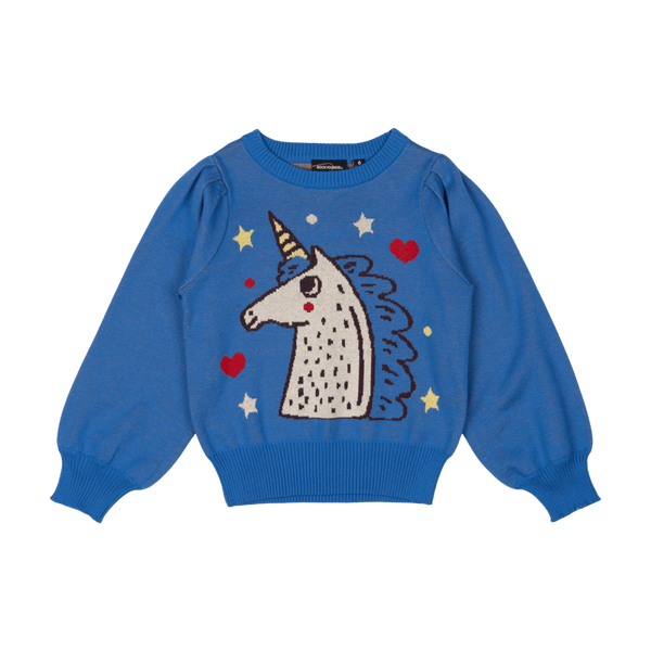Little girl unicorn sweater discount