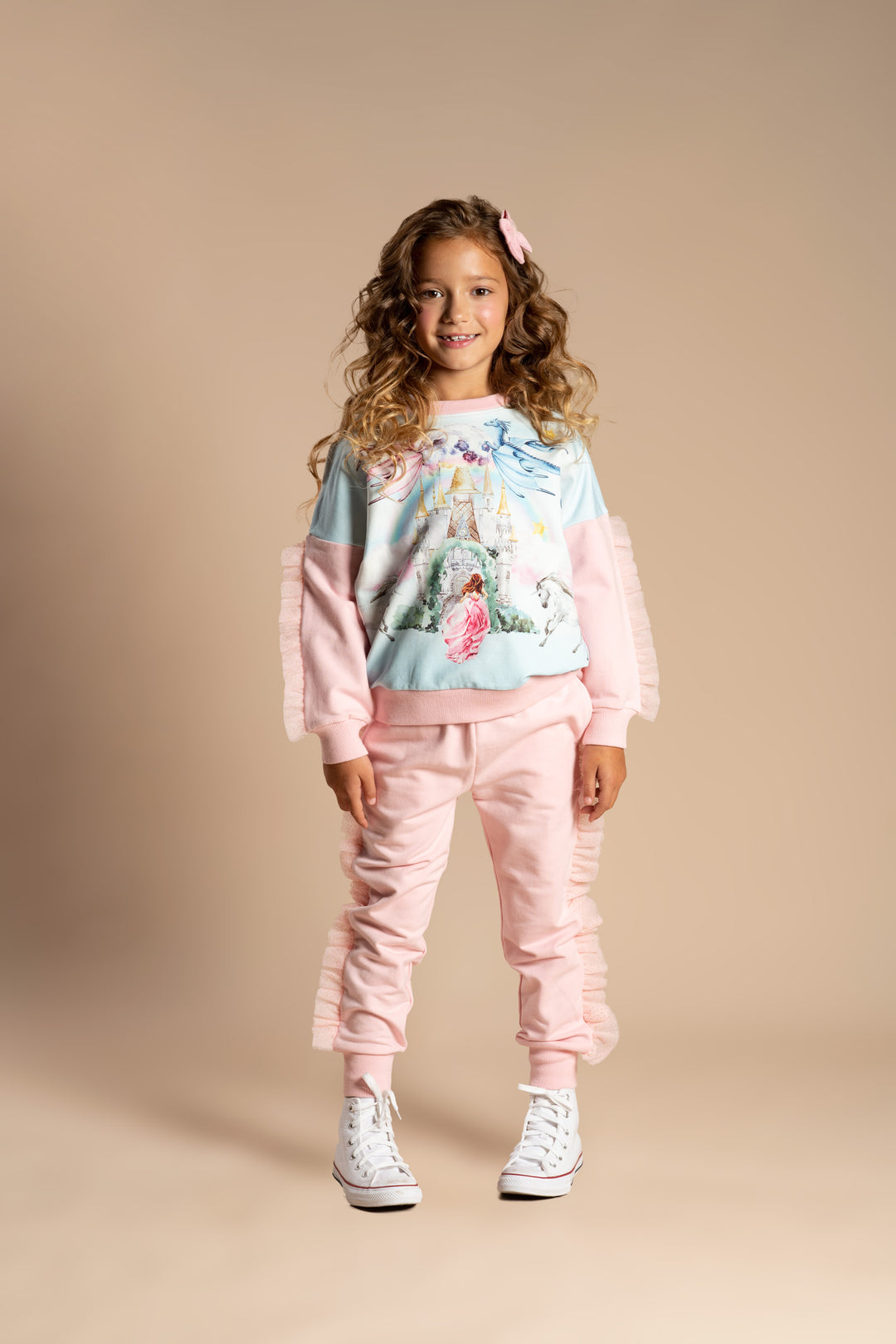 Rock Your Baby Glitter Ruffles Trackies
