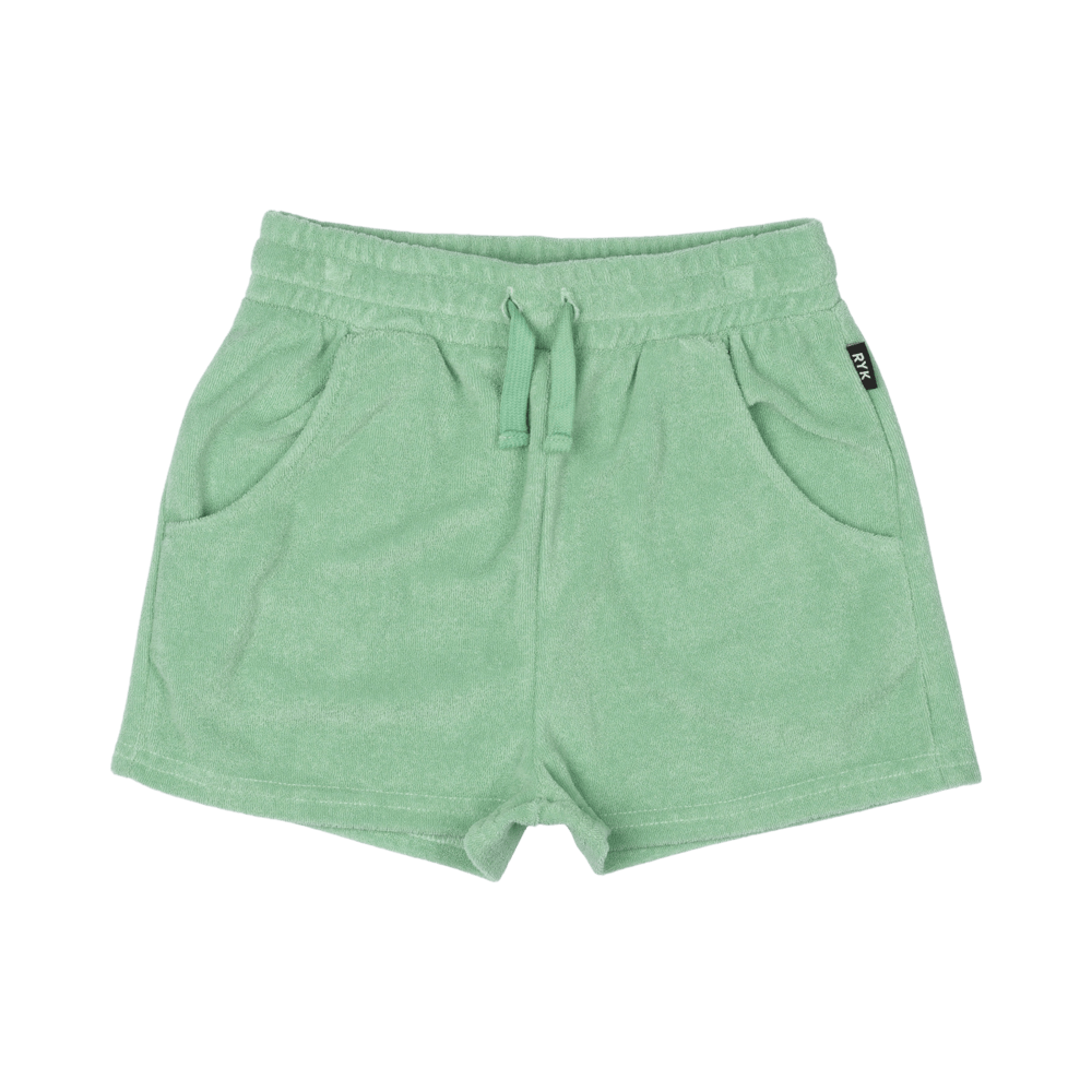 Rock Your Baby Terry Shorts - Green