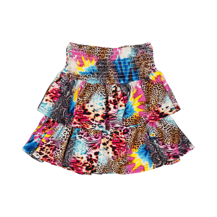 Rock Your Baby Abstract Leopard Rara Skirt