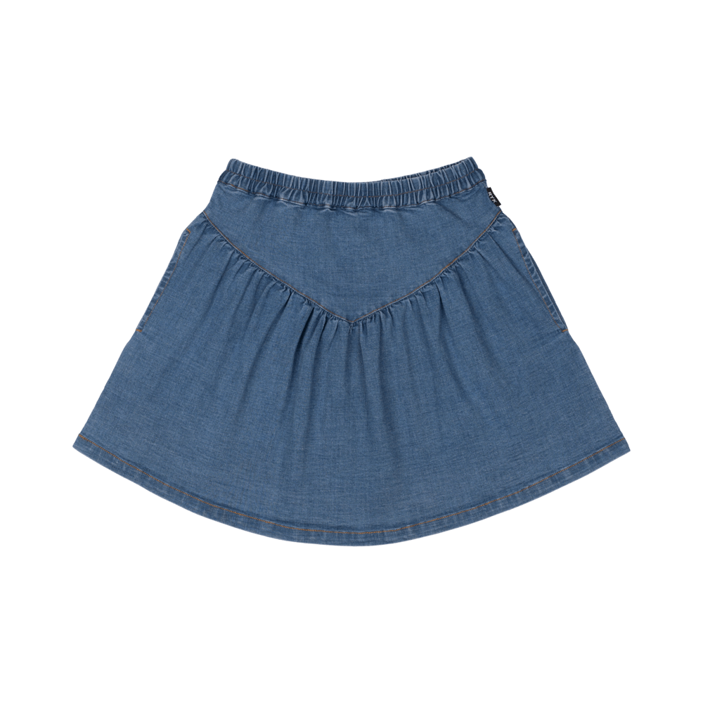 Rock Your Baby Skirt - Chambray Yoke