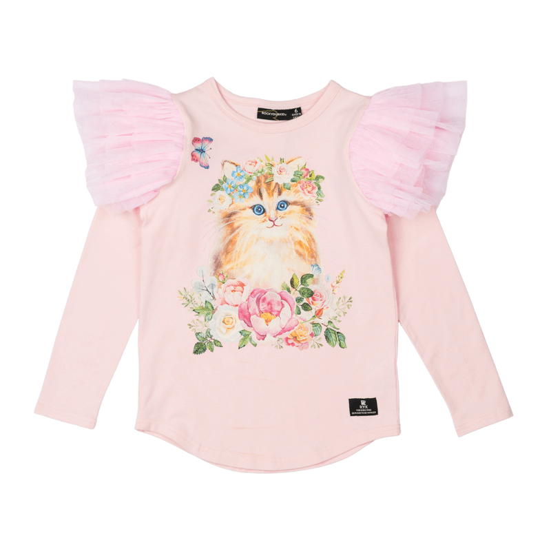Rock Your Baby Kitty Kat Long Sleeve T-Shirt