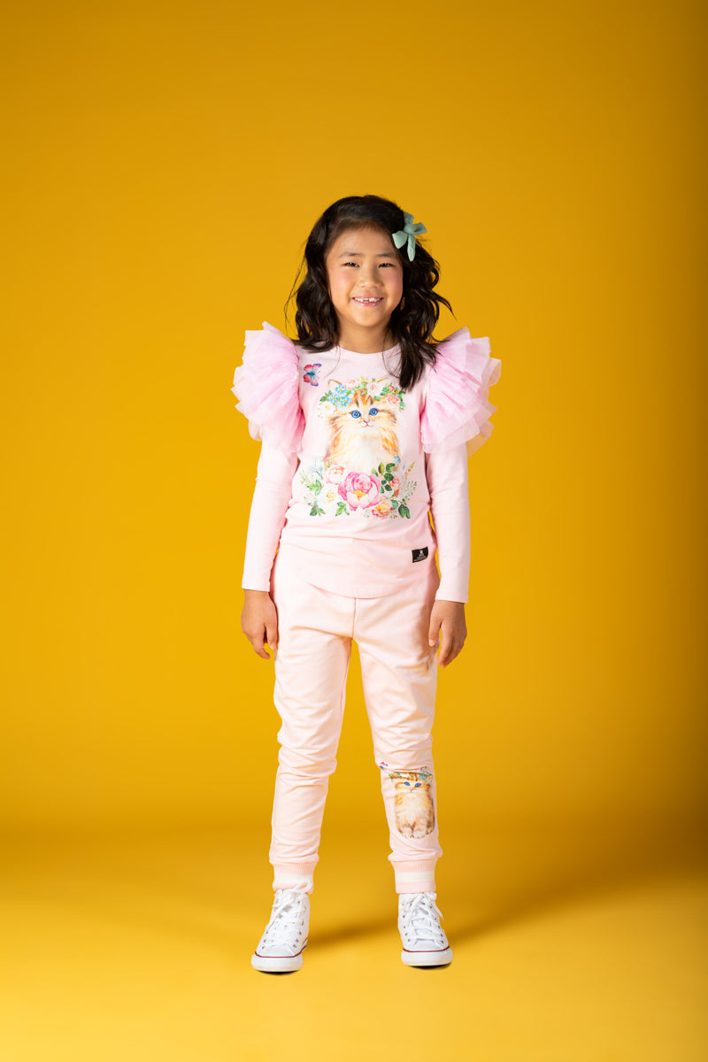 Rock Your Baby Kitty Kat Long Sleeve T-Shirt