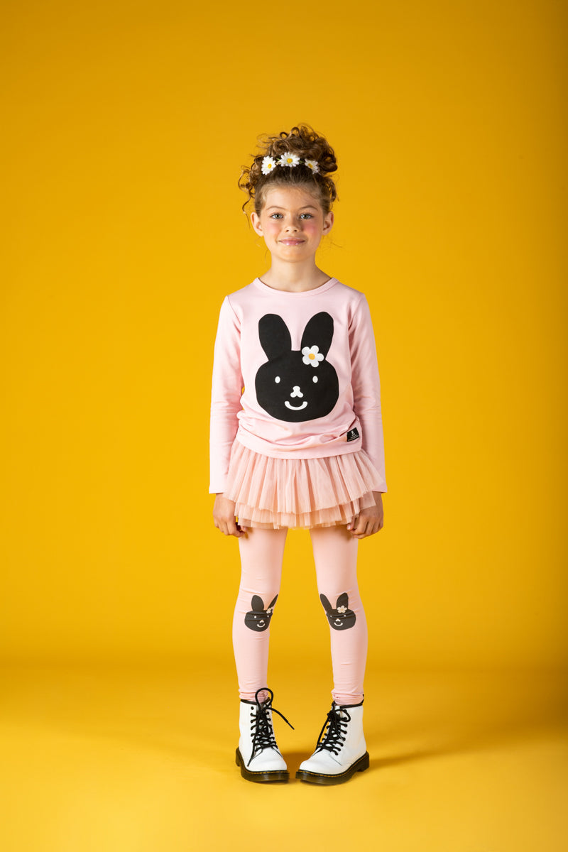 Rock Your Baby Bunny Pink Long Sleeve T-Shirt