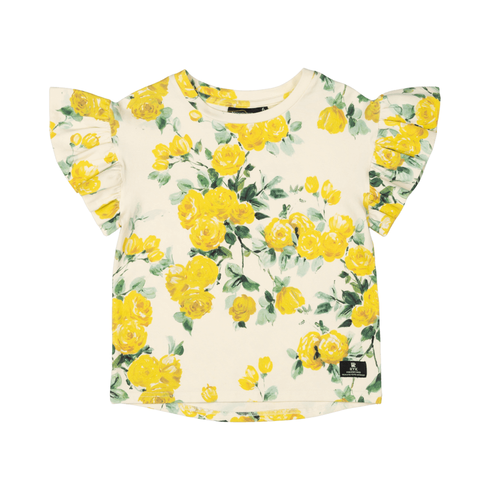 Rock Your Baby T-Shirt - Yellow Roses