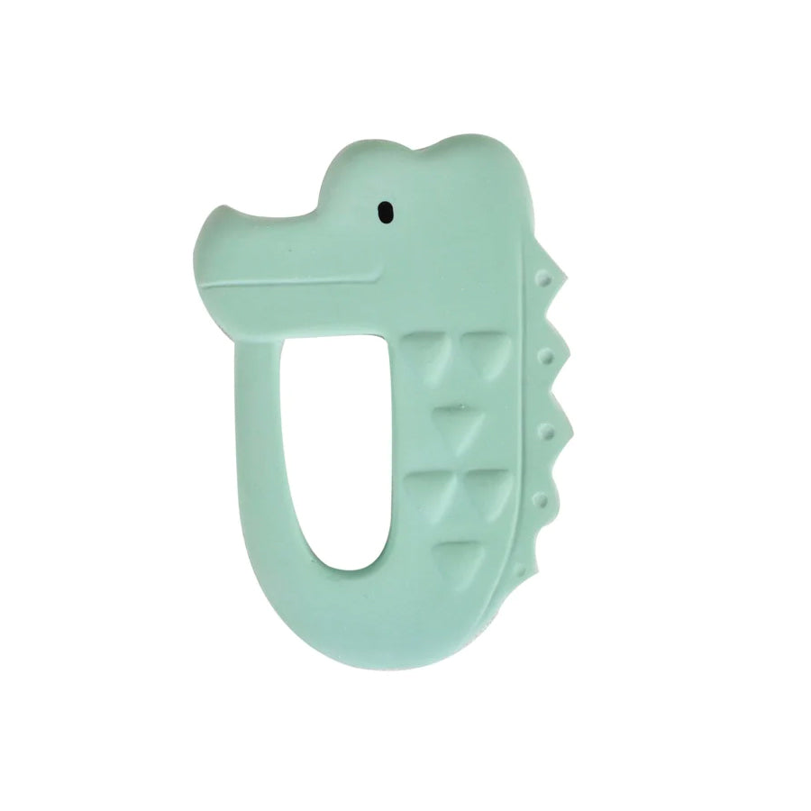 Tikiri Rubber Zoo Teether - Crocodile [boxed]