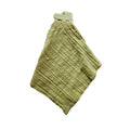 Teether - Crocodile with Green Muslin Comforter