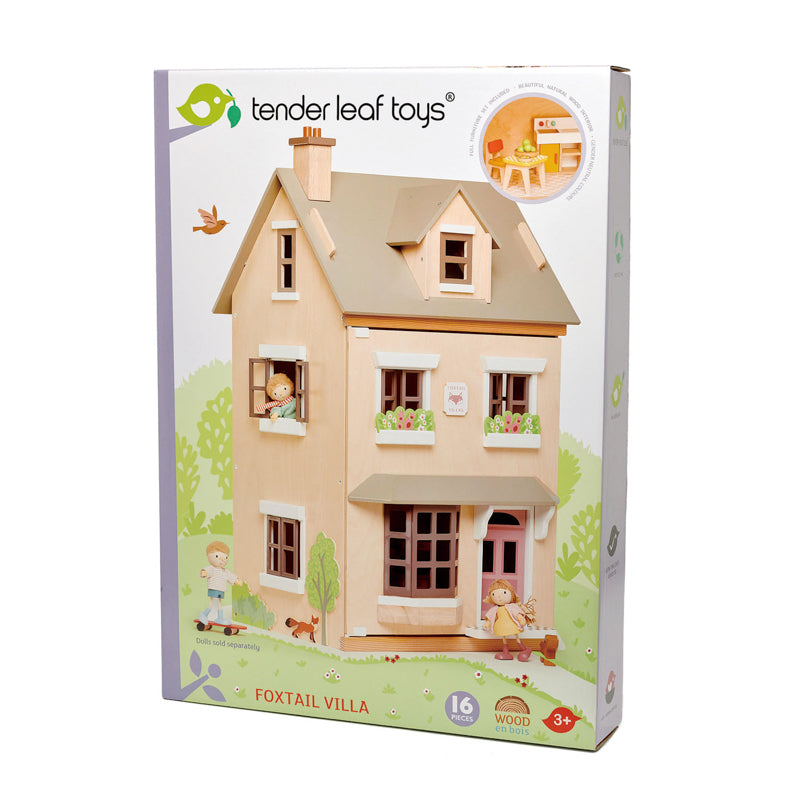 Foxtail Villa Doll House With Furniture