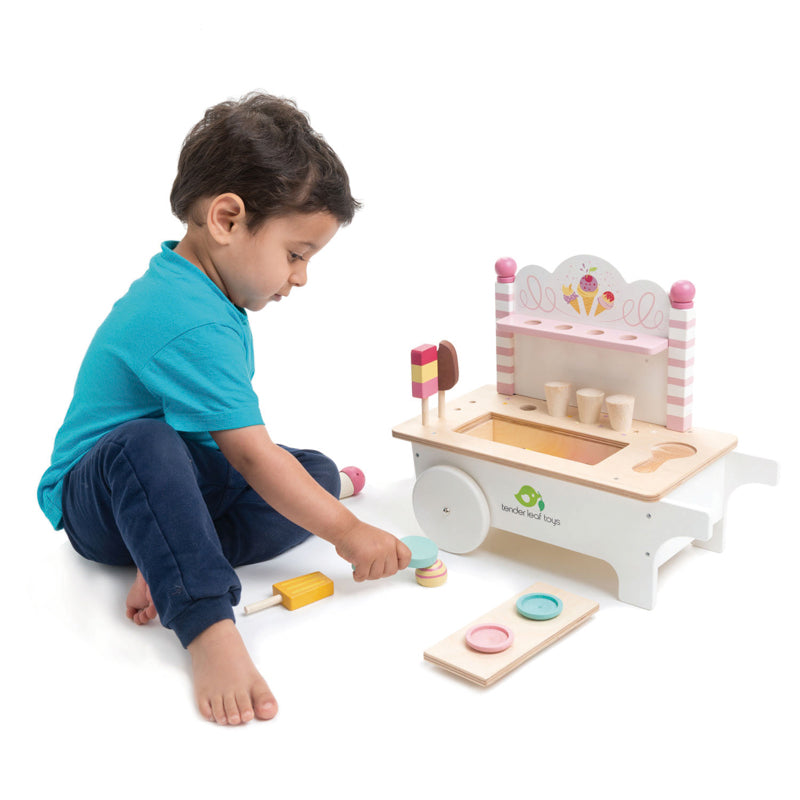 Push Along Ice Cream Cart Set