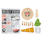 Wooden Fish and Chips Supper