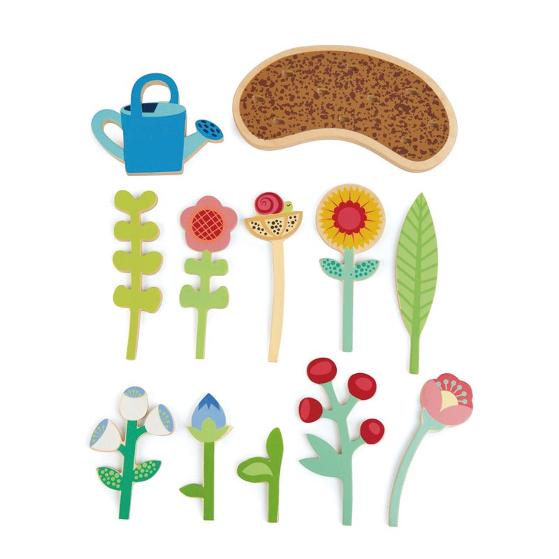 Flower Bed with Can
