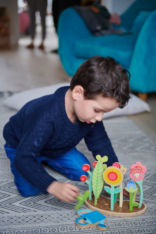 Flower Bed with Can
