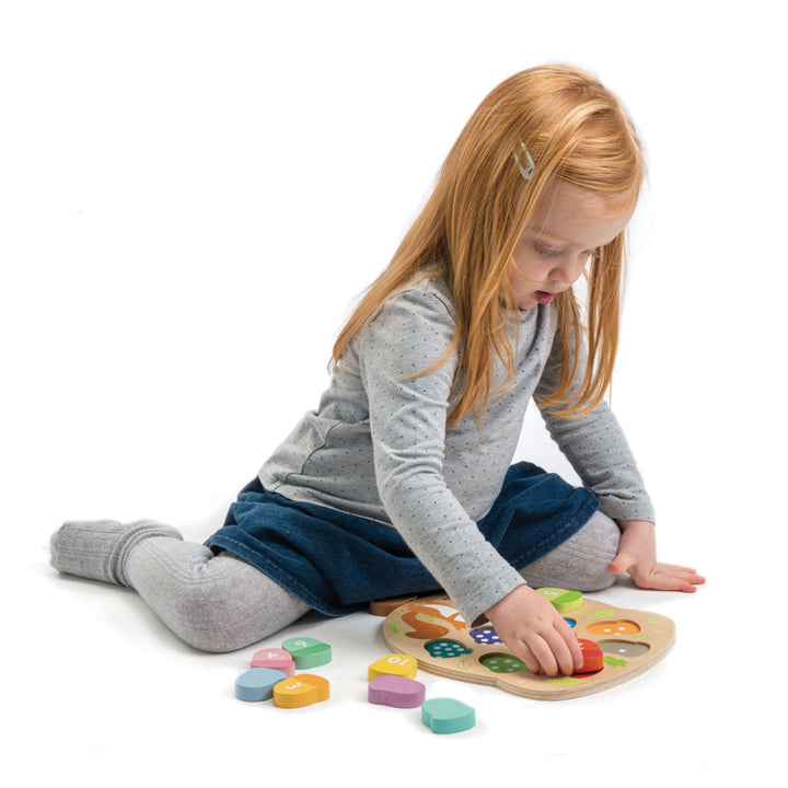 How Many Acorns Wooden Puzzle