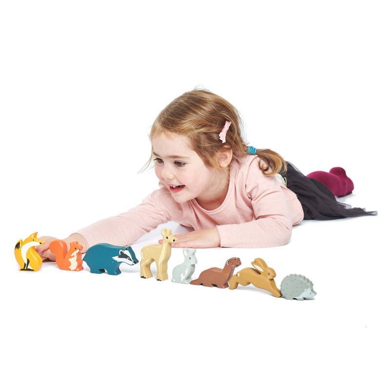 Wooden Woodland Animals Set