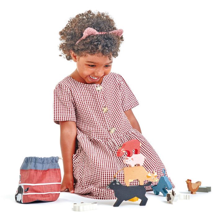 Tenderleaf - Farmyard Animal Stacking Set