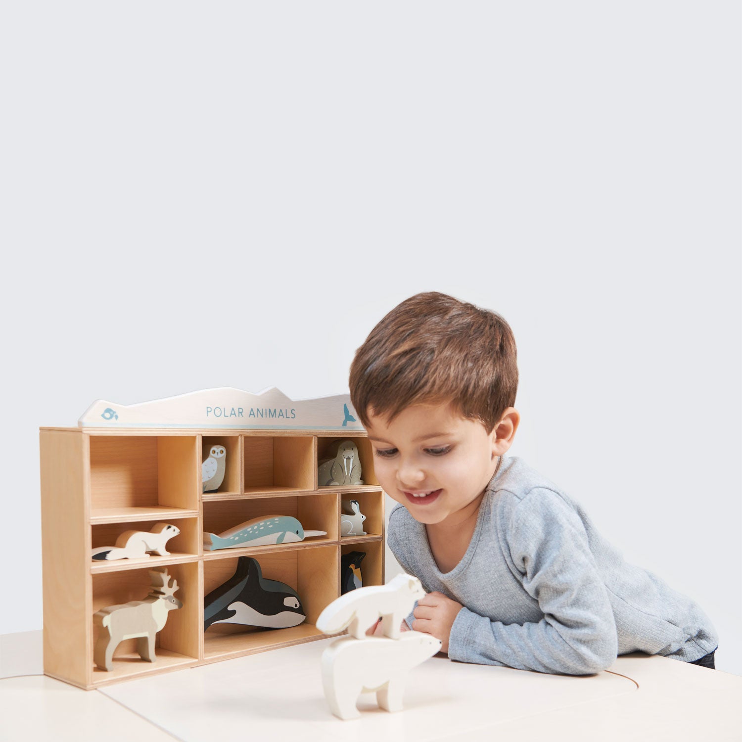 Wooden Polar Animal Set