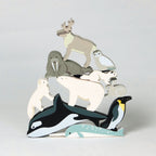 Wooden Polar Animal Set