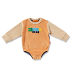 Halcyon Nights Terry Long Sleeve Bodysuit - Crocodile