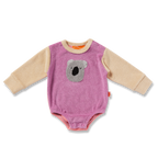 Halcyon Nights Terry Long Sleeve Bodysuit - Koala