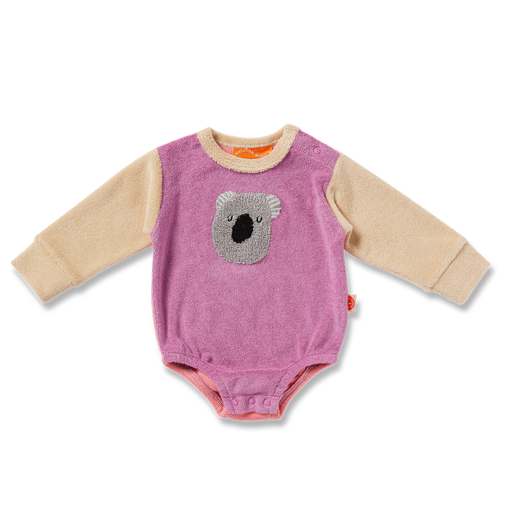 Halcyon Nights Terry Long Sleeve Bodysuit - Koala