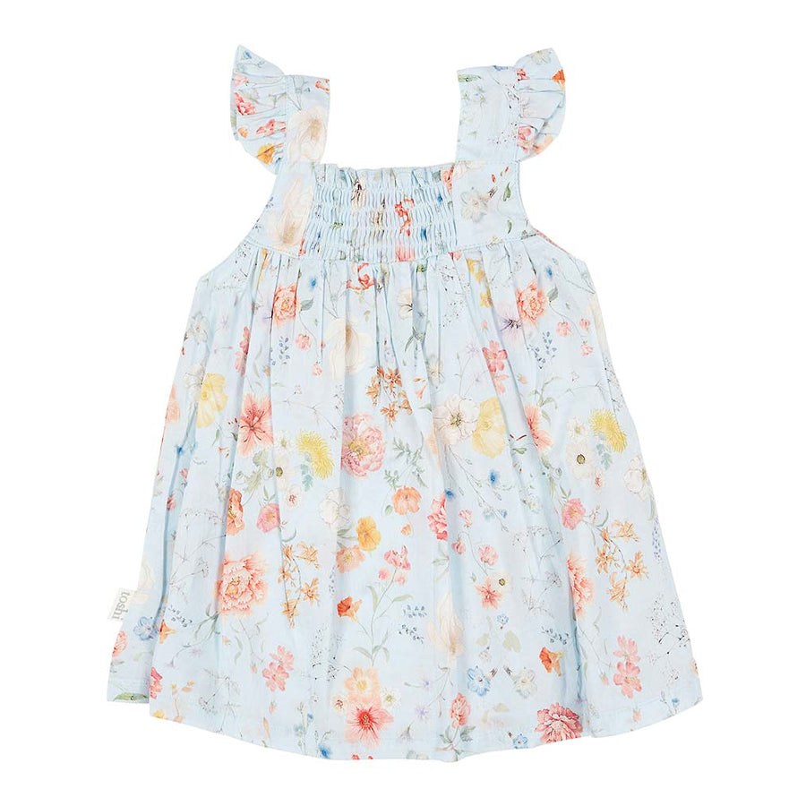 Toshi Baby Dress - Secret Garden Sky