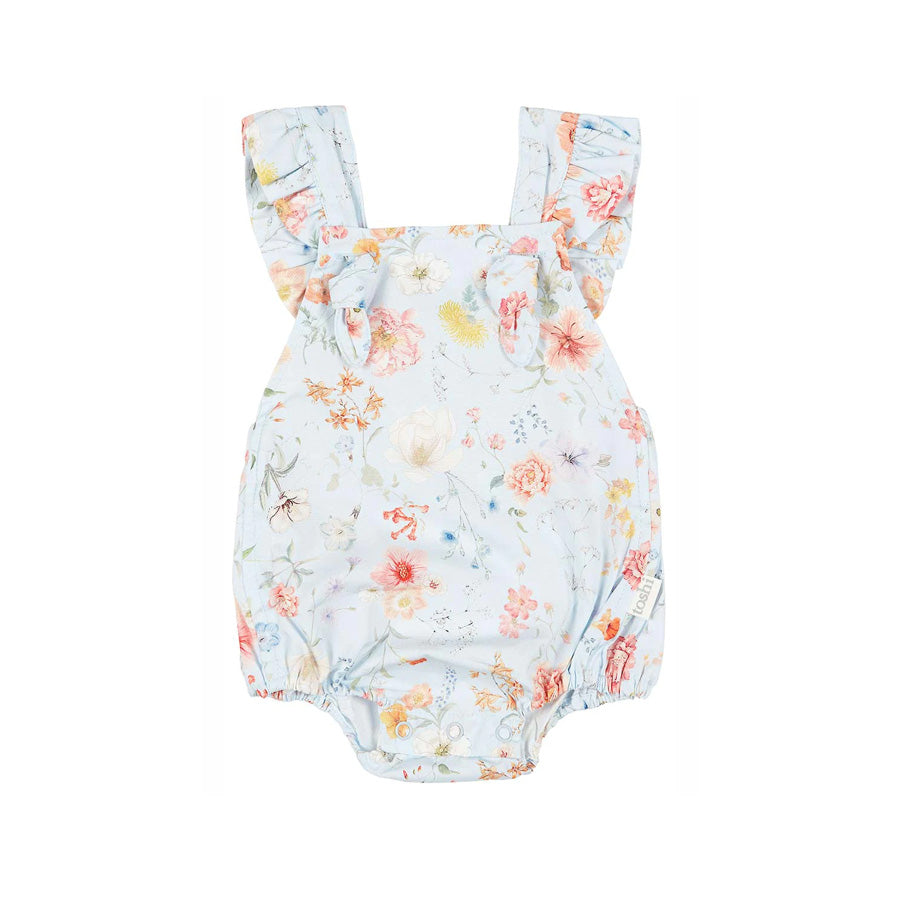 Toshi Baby Romper - Secret Garden Sky