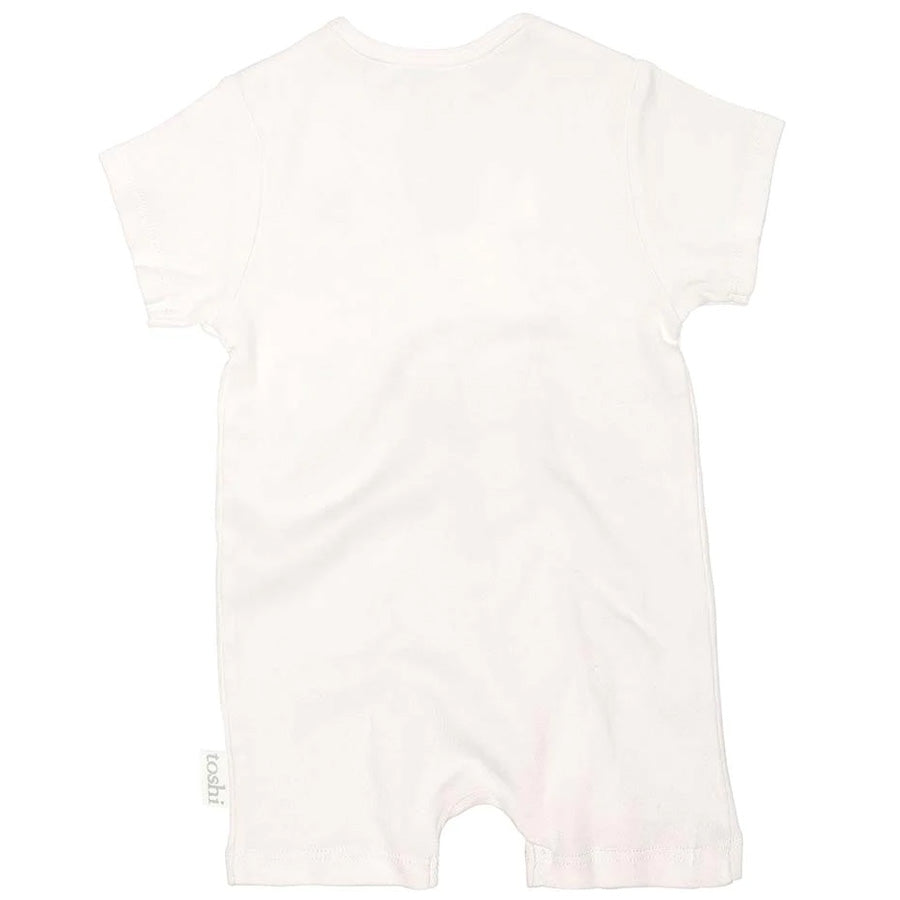 Toshi Organic Onesie Short Sleeve - Cream