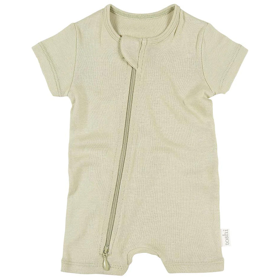 Toshi Organic Onesie Short Sleeve - Thyme