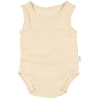 Toshi Organic Onesie Singlet - Almond
