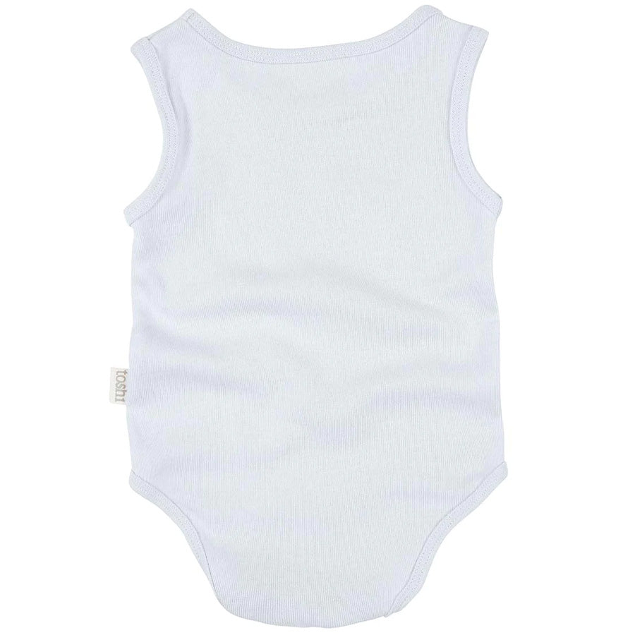 Toshi Organic Onesie Singlet - Sky