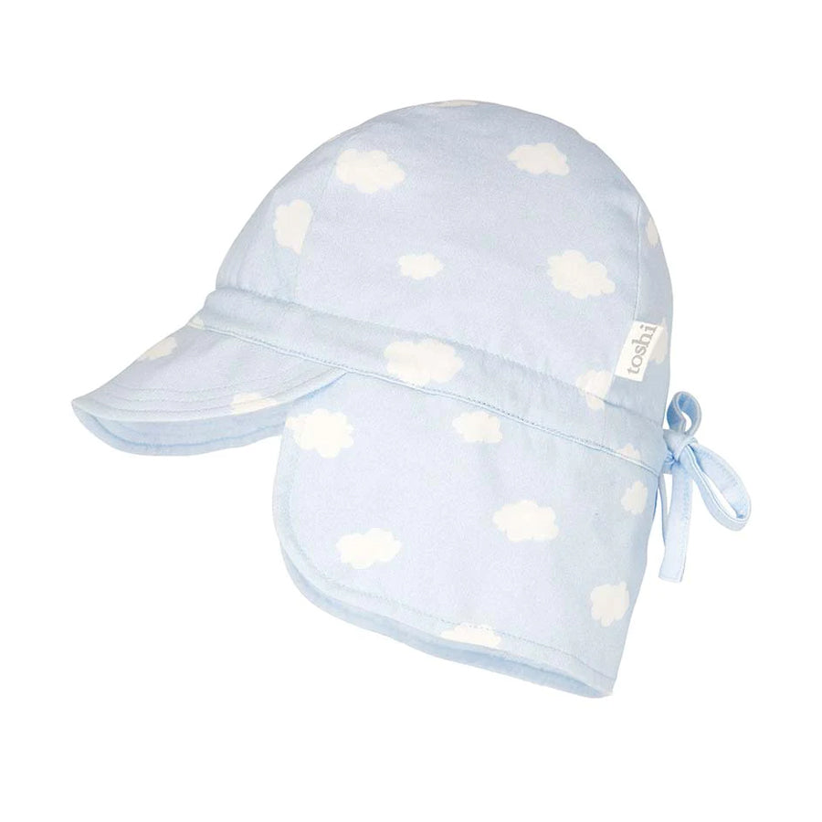 Toshi Bambini Flap Cap - Clouds