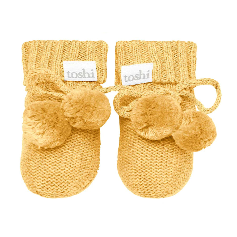 Toshi Organic Booties - Marley / Butternut