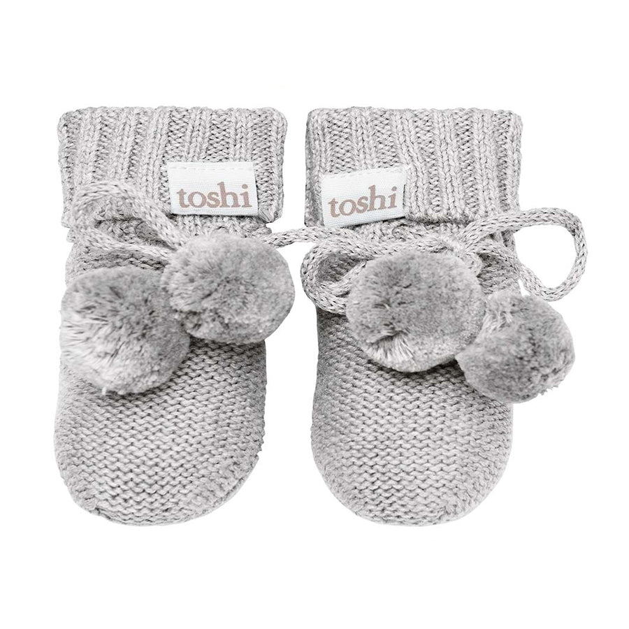 Toshi Organic Booties - Marley / Dove