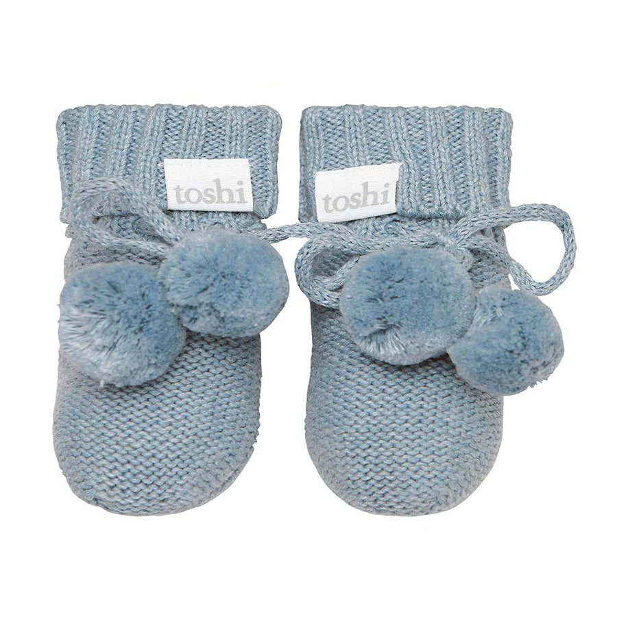 Toshi Organic Booties - Marley / Storm