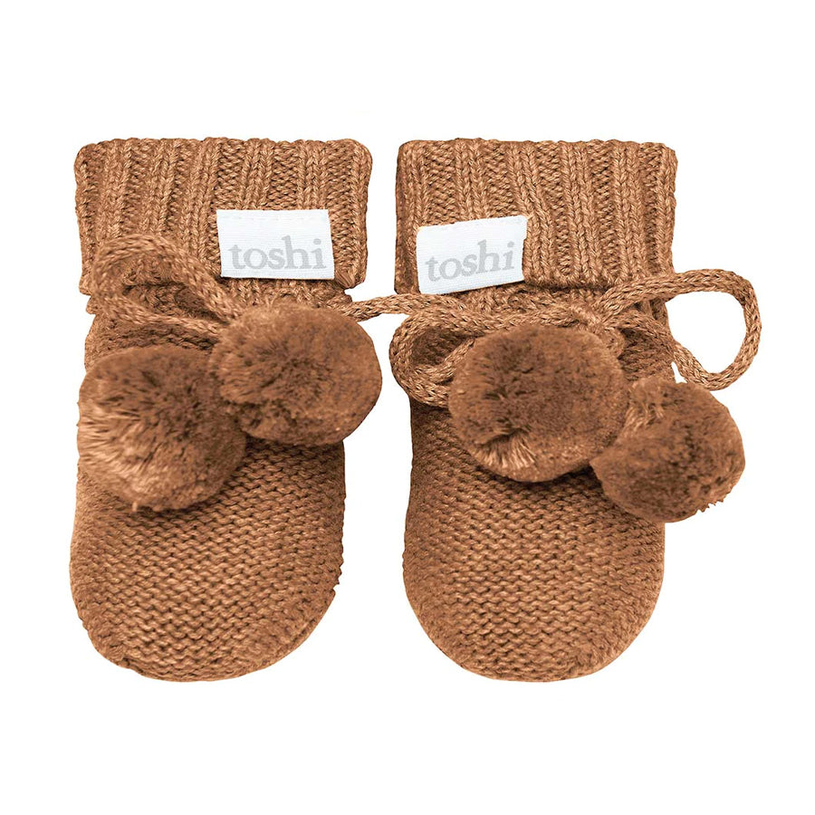 Toshi Organic Booties - Marley / Walnut