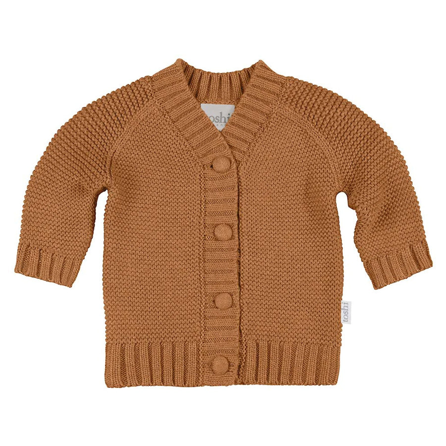 Toshi Organic Cardigan - Andy / Pecan