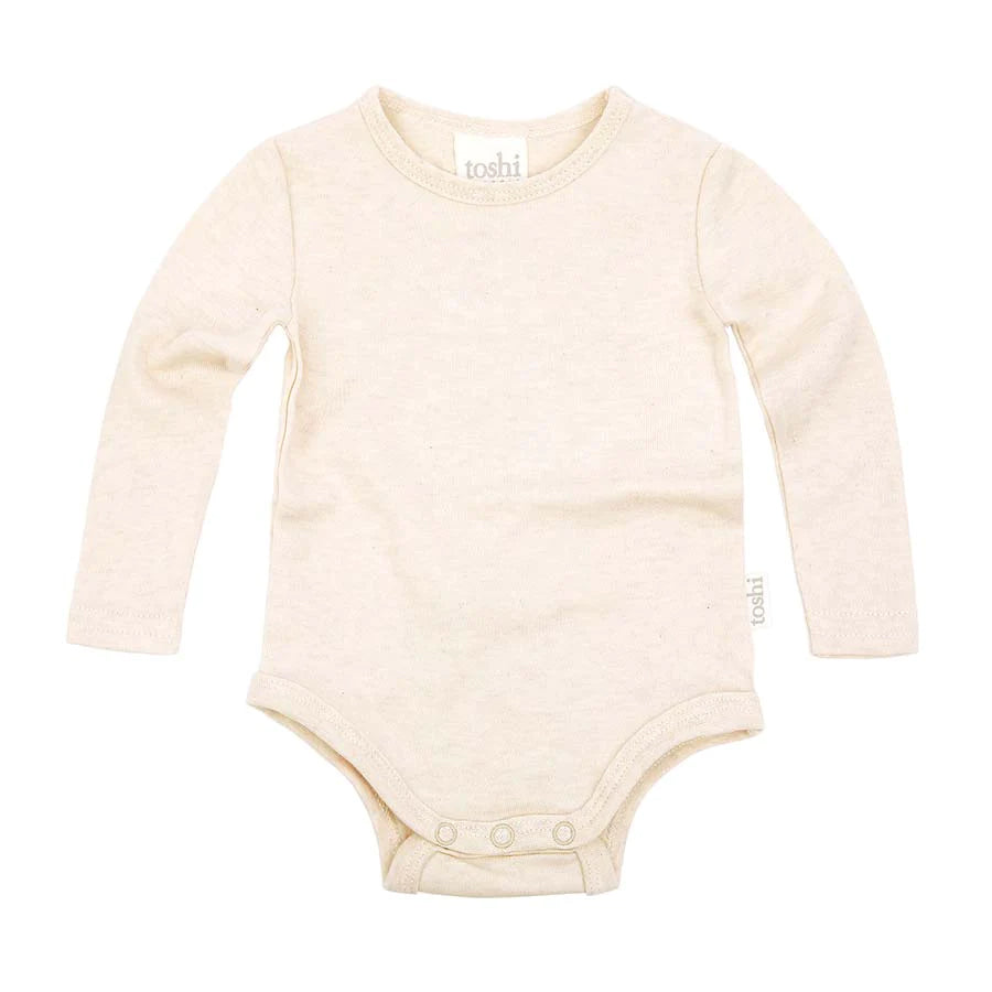 Toshi Organic Long Sleeve Bodysuit - Dreamtime / Feather