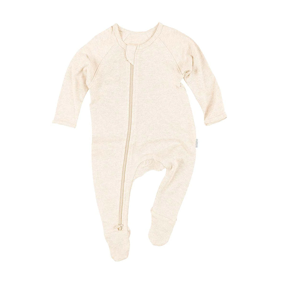 Toshi Organic Long Sleeve Onesie - Dreamtime / Feather