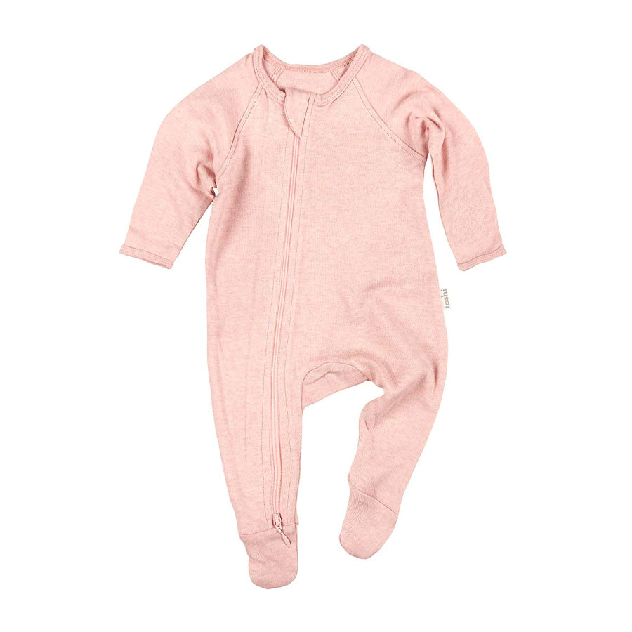 Toshi Organic Onesie Long Sleeve - Dreamtime / Peony