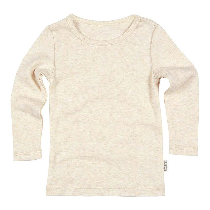 Toshi Organic Tee Long Sleeve - Dreamtime / Oatmeal