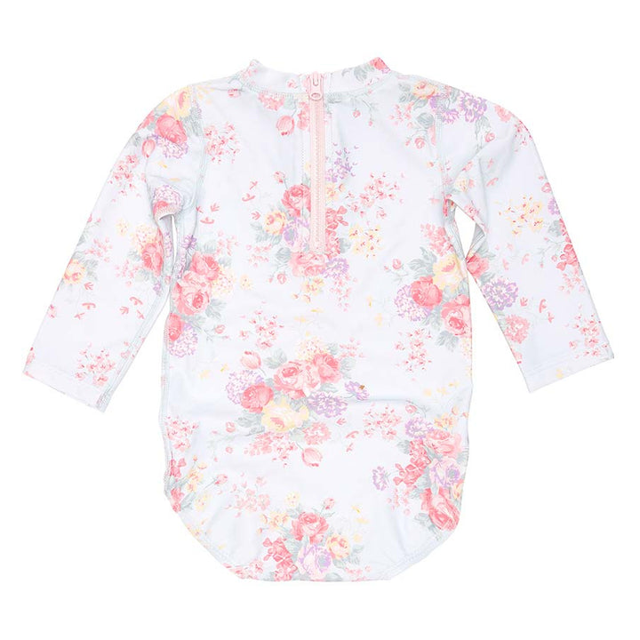 Toshi Swim Onesie Long Sleeve - Celeste