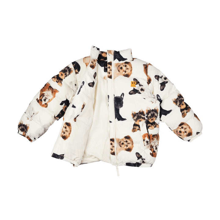 Rock Your Baby Puppies Puff Padded Jacket With Lining