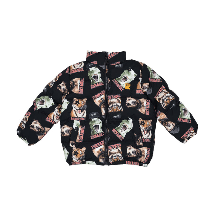 Rock Your Baby Rock N Roll Puff Padded Jacket With Lining