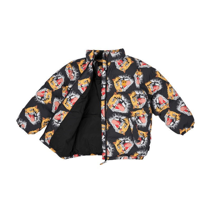 Rock Your Baby Tiger Puff Padded Jacket With Lining