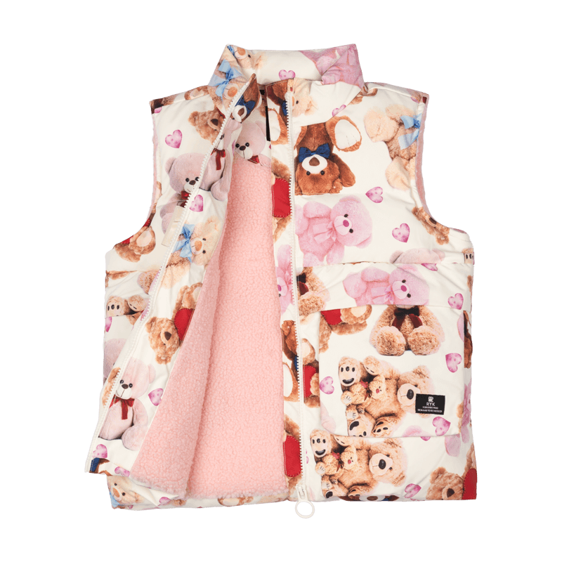 Rock Your Baby Teddy Padded Vest With Lining