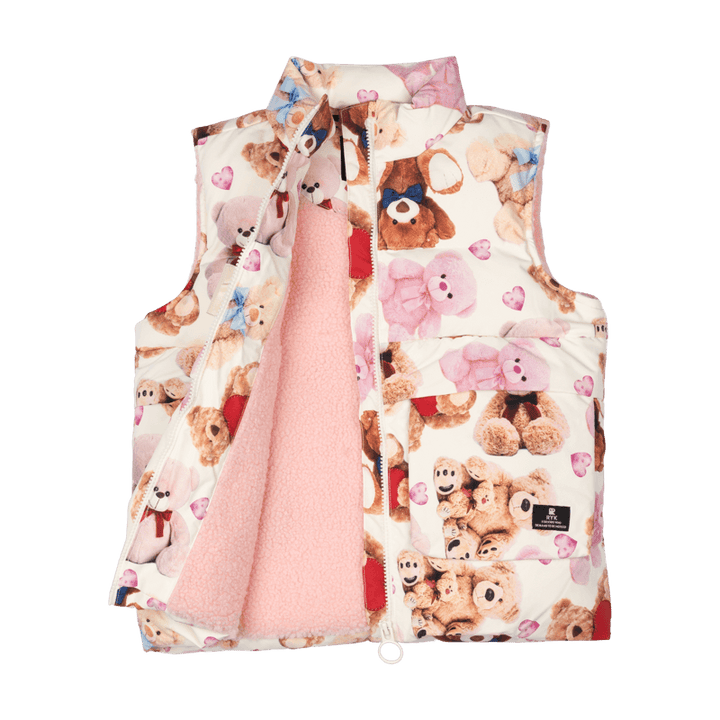 Rock Your Baby Teddy Padded Vest With Lining