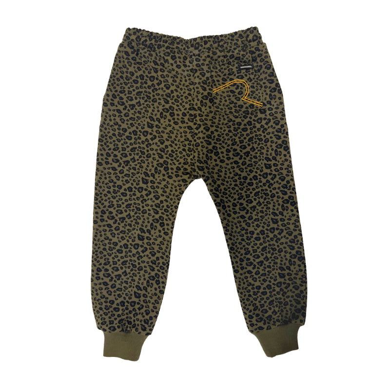 Rock Your Baby Khaki Leopard Trackies